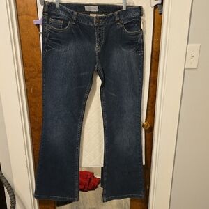 Maurices Dark Blue Boot Cut Jeans